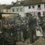 Eine Seite des deutschen Besatzungsregimes im Osten: ein deutscher Soldat auf dem Markt im polnischen Kutno